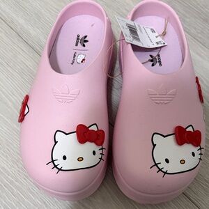 Adidas Kids Pink Hello Kitty Slippers